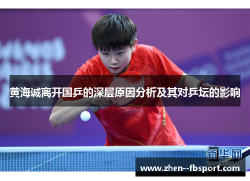 黄海诚离开国乒的深层原因分析及其对乒坛的影响 黄海诚离开国乒的深层原因分析及其对乒坛的影响
